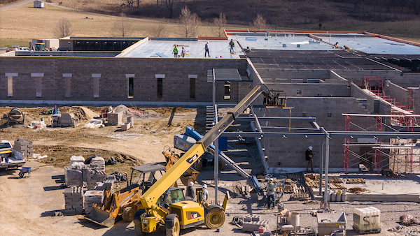 Construction on UKREC 2024, Princeton, KY.