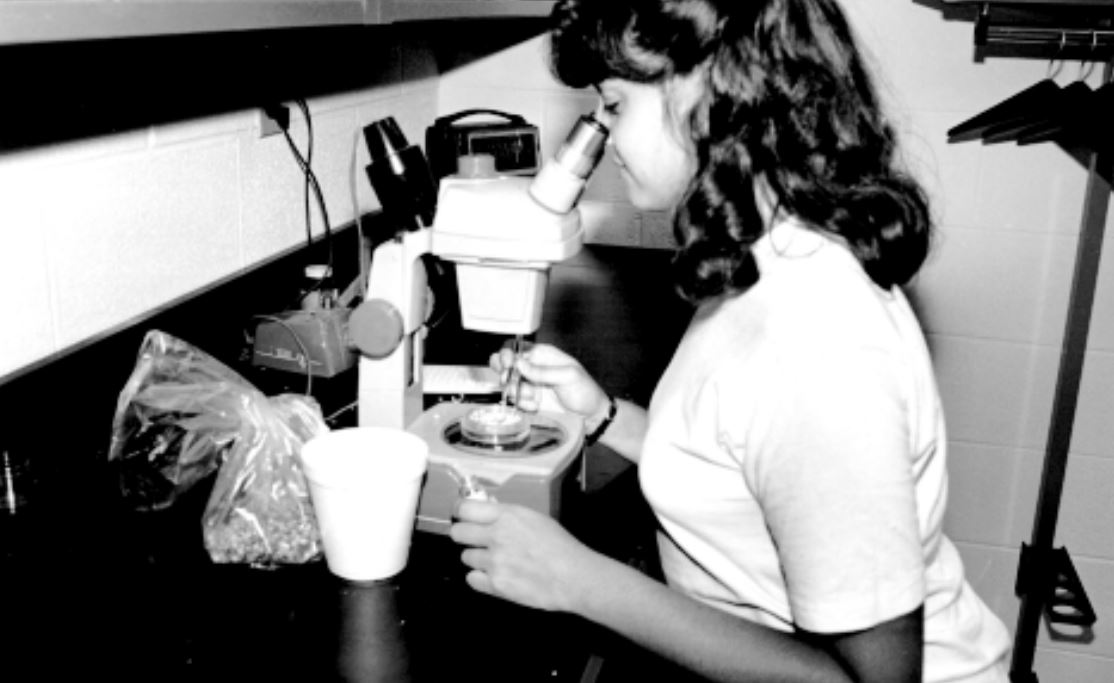 Diagnostic testing lab, UKREC Princeton, KY 1982